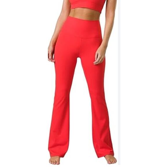 NWT prAna Luxara Flare Pant Carmine Red Medium Legging - Picture 1 of 6
